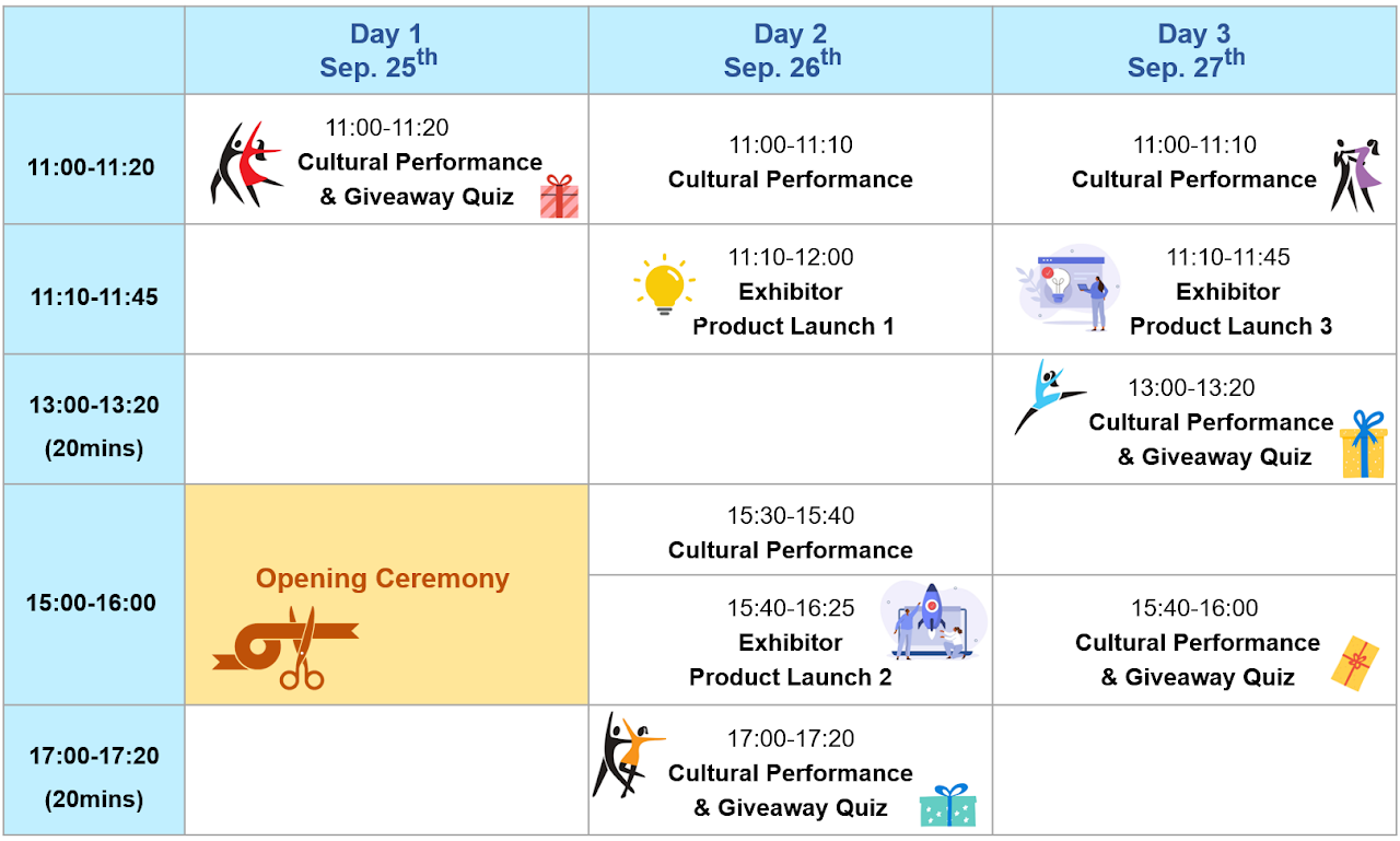 Taiwan Expo Activities 2025