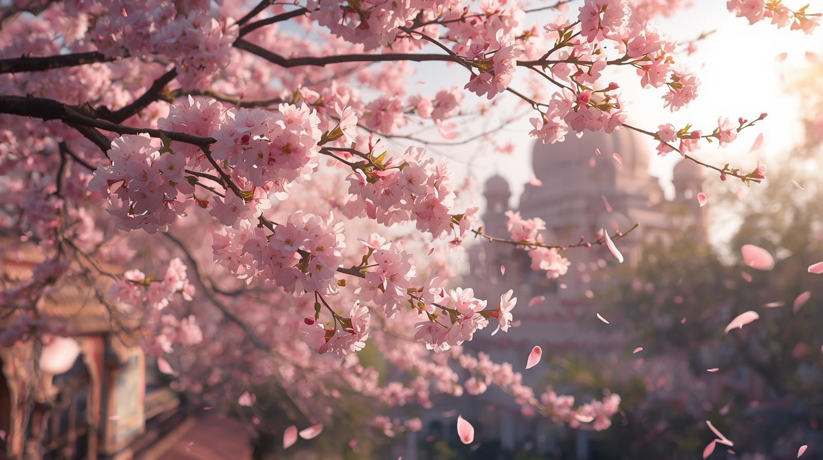 cherry blossom in India
